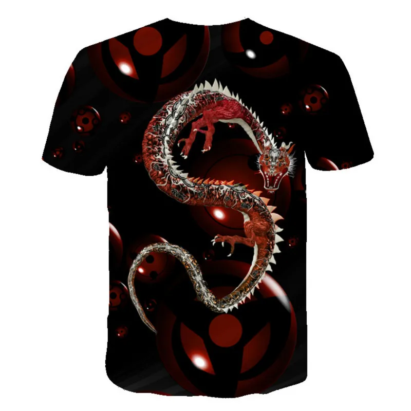 

SUMMER 2020 NEW! Best Selling Violent Monster 3D Print T-Shirt, Psychedelic Abstract Dragon Crew Neck T-shirt Best Selling