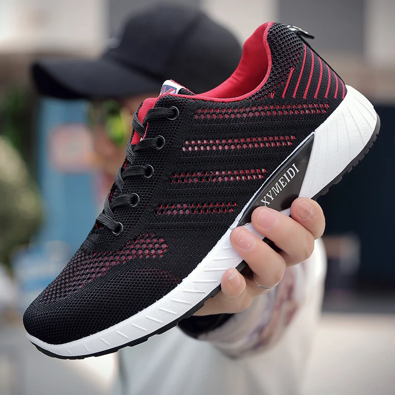 

2019 Men's fashion shoes spring and autumn casual shoes trend breathable lightweight sneakers men's flat shoes designer brand