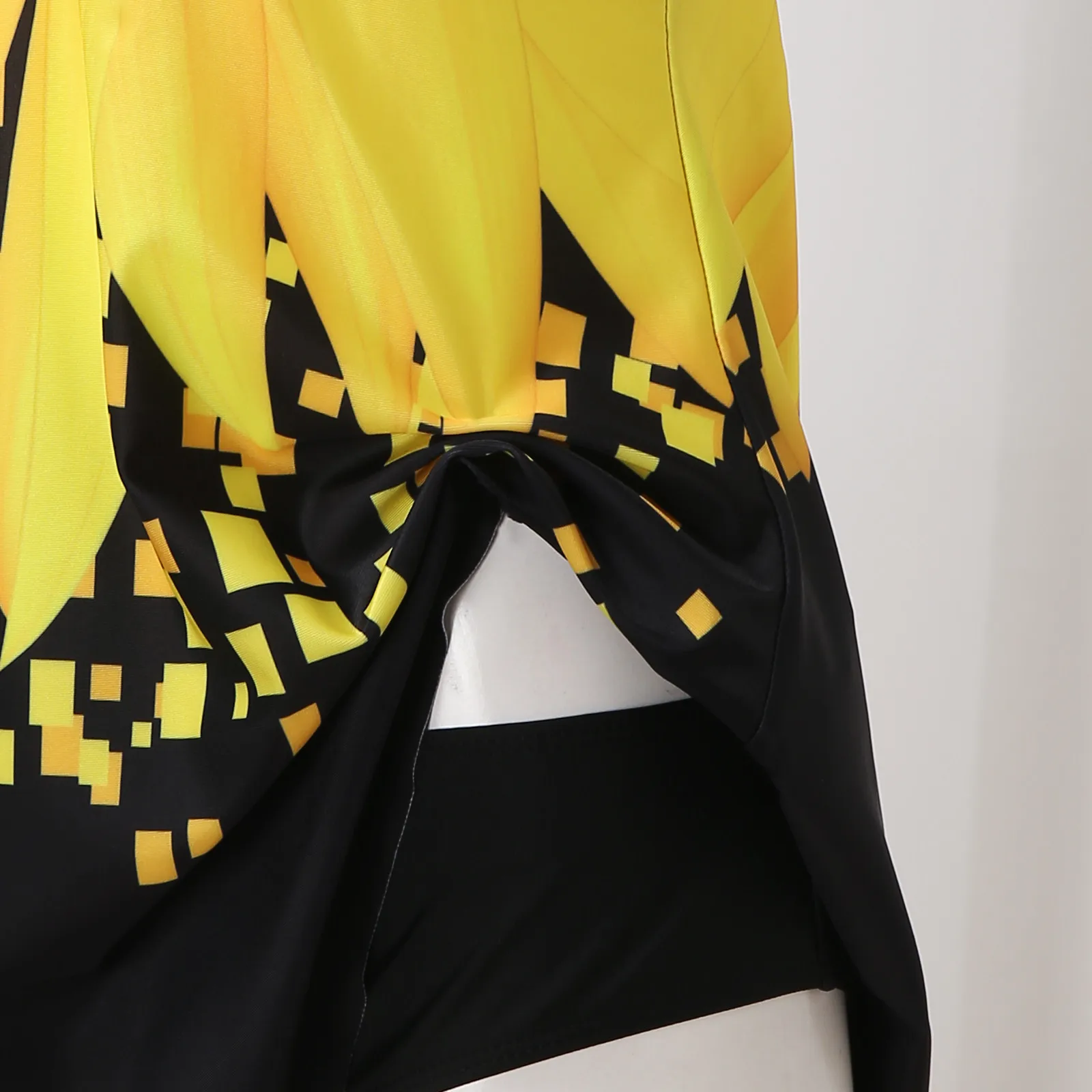 

Women Vacation Sexy Soilds Textured Scalloped Tankini Swimsuit BIkini Beachwear Swimmear Double Shoulder Strap Split Sexy Bikini