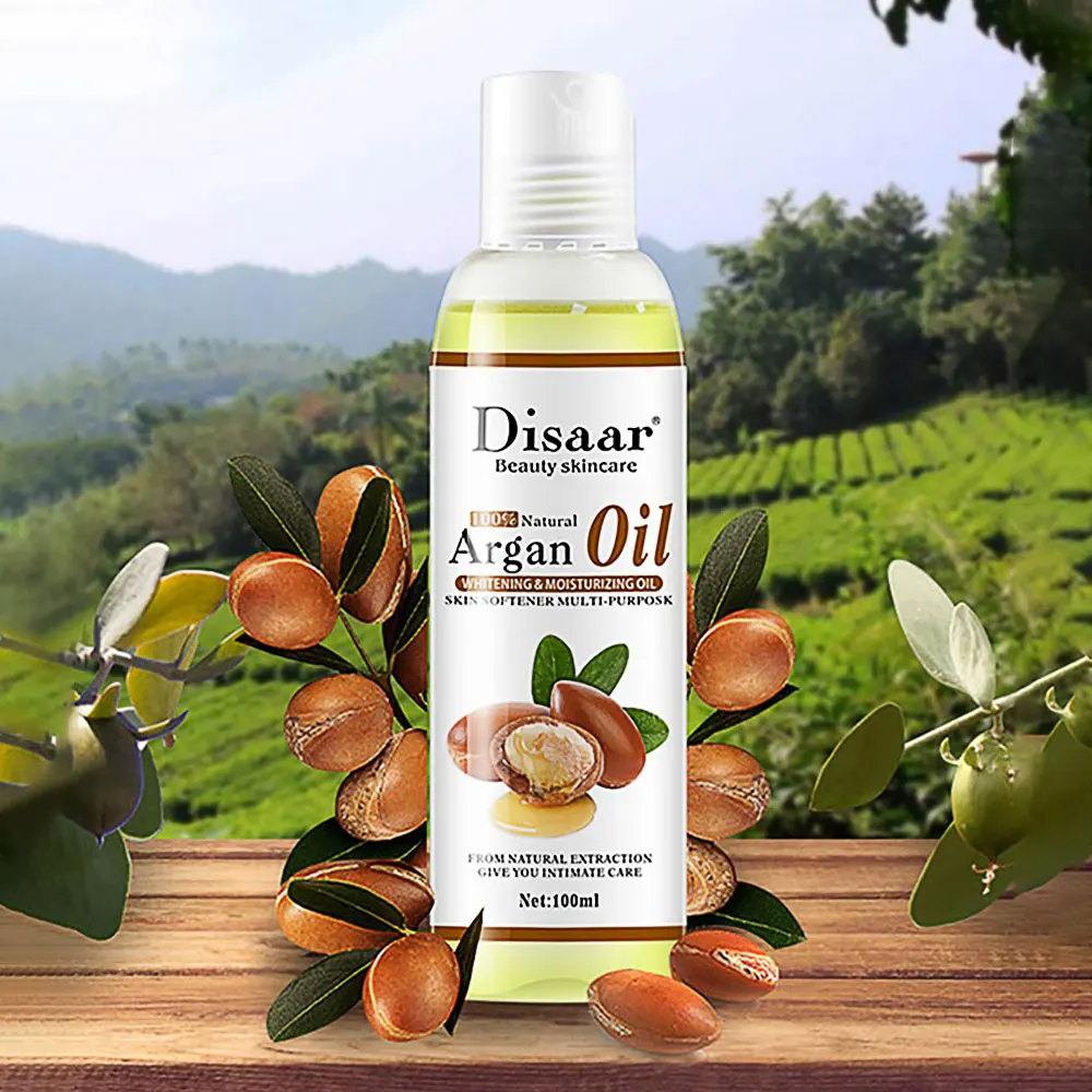 

100ml Argan Oil Moisturizing Nourishing Slimming Lose Weight Essential Oils Smooth Shrink Pores Diminishing Spots Skin Care Oil