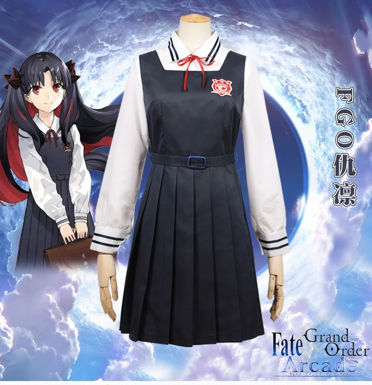 

Anime FGO Tohne Rin Ishtar Cosplay Costume Archer Uniform Cloth Halloween Costumes Fate/Grand Order Girls Cute Dress For Women