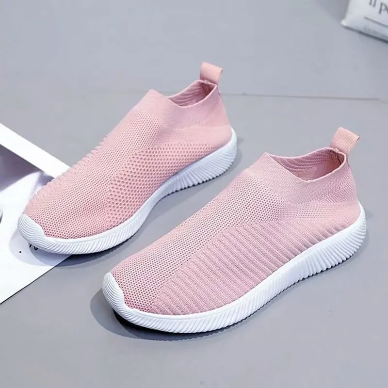 Женские кроссовки носки женские вязаные дышащие для тенниса повседневные с