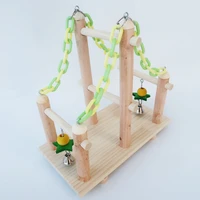 2pcs chicken xylophone toy for hens chicken mirror wooden coop chew pecking toy d7yb