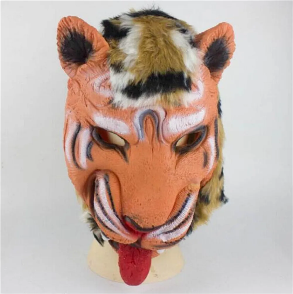 Перчатки унисекс для взрослых мужчин женщин волк тигр имитация Хэллоуин