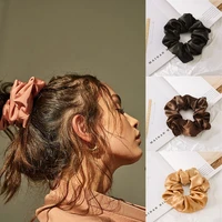 ruoshui woman satin scrunchie elastic hairband women hair ties ring hair accessories ponytail holders headwear ornametns