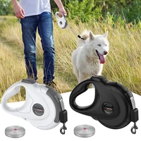 retractable dog leash 13ft replaceable reflective ribbon leash one handed brake pauserelease lock manual retract avail universa