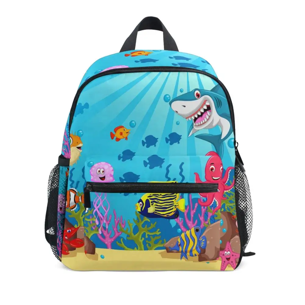 

New Funny cartoon sea life Children's school bag mini backpack for kindergarten boy girl baby kids gift student lovely schoolbag