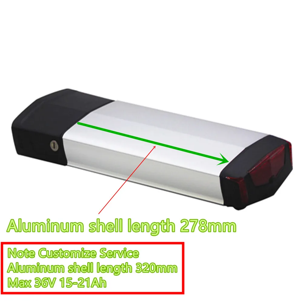 Оригинальный 36V городской велоосипед фара для электровелосипеда в Батарея 48V 14Ah