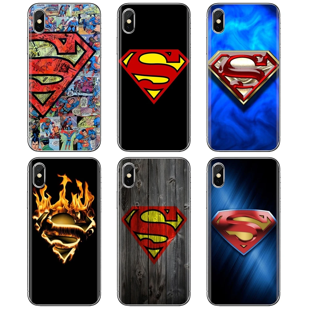 Для Xiaomi Redmi 2 S2 3 3S 4 4A 5 5A 6 6A 7A 9 9T 9C 9A Pro Pocophone F1 чехол для сотового телефона Hot-Superman-C-Logo |