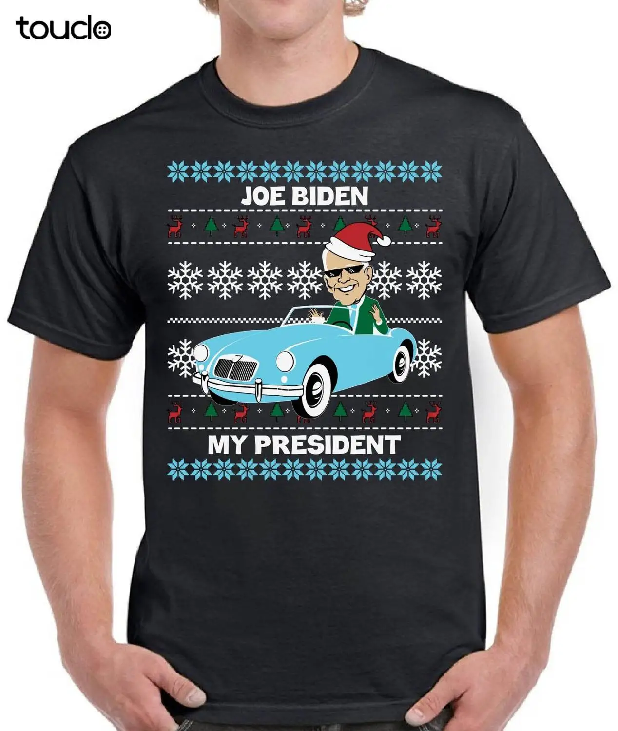 

Joe Biden My President Christmas Shirt Political Gift Holiday Men's T Shirt