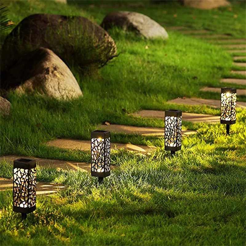 Декоративный садовый фонасветильник на солнечной батарее для газона садовое