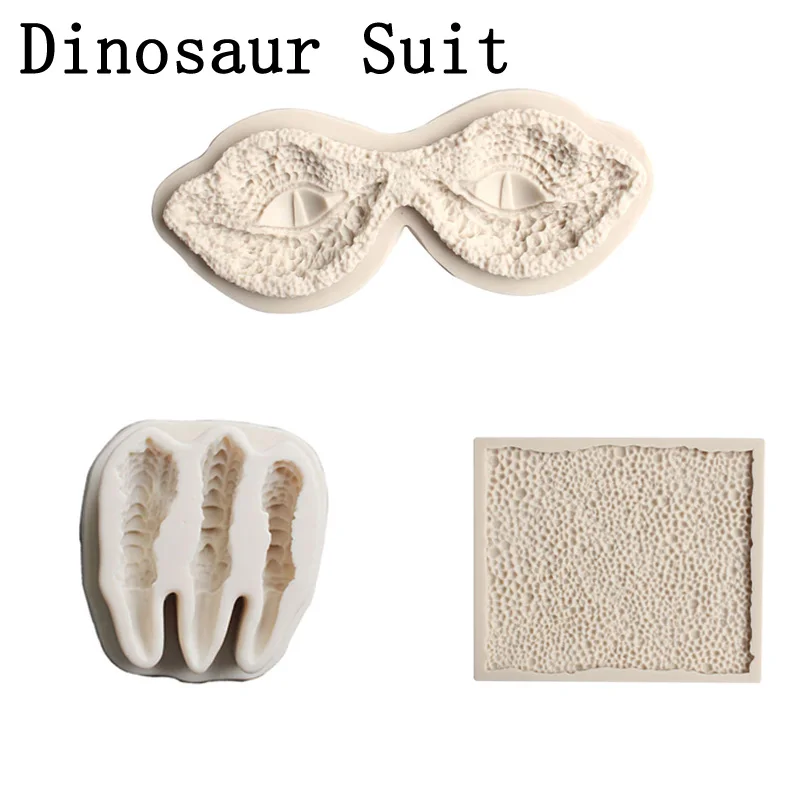 Силиконовая форма для мастики meiжура в виде динозавра глаз и когтей |