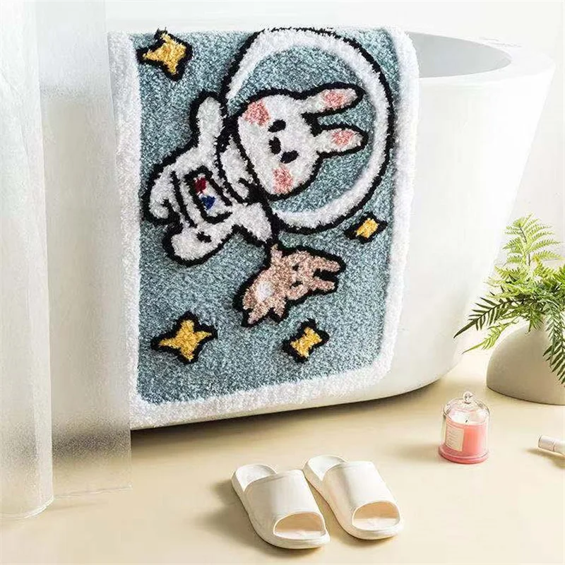 fluffy absorbent carpet anime washable non slip bedroom rug soft bathroom door mat bed bath and table area carpet floor mat free global shipping