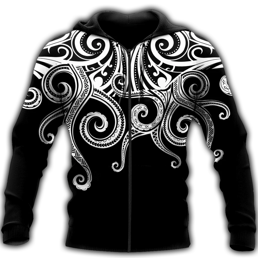 

PLstar Cosmos 3DPrint Newest Polynesian Octopus Art Funny Premium Unique Harajuku Streetwear Unisex Hoodie/SweatshirtZip Style-8
