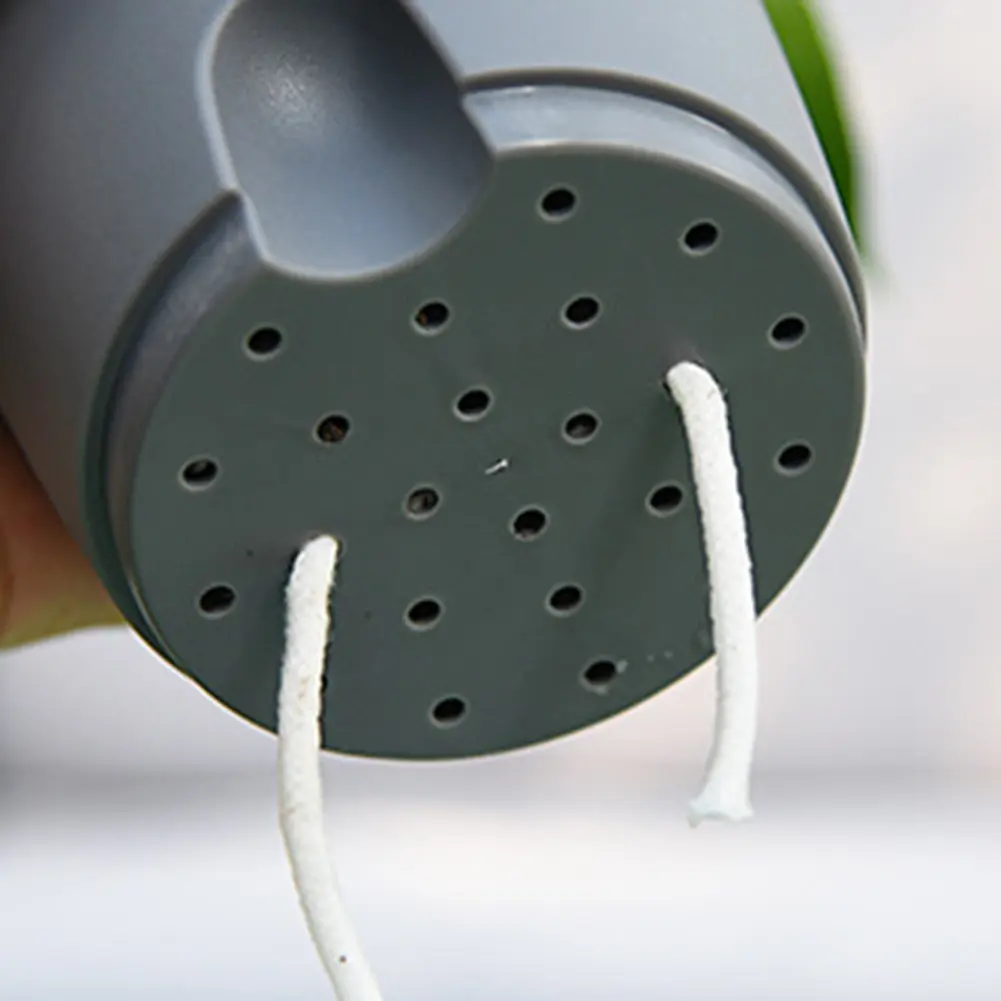 Пластиковый цветочный горшок с системой полива ручной работы 2 слоя самополив