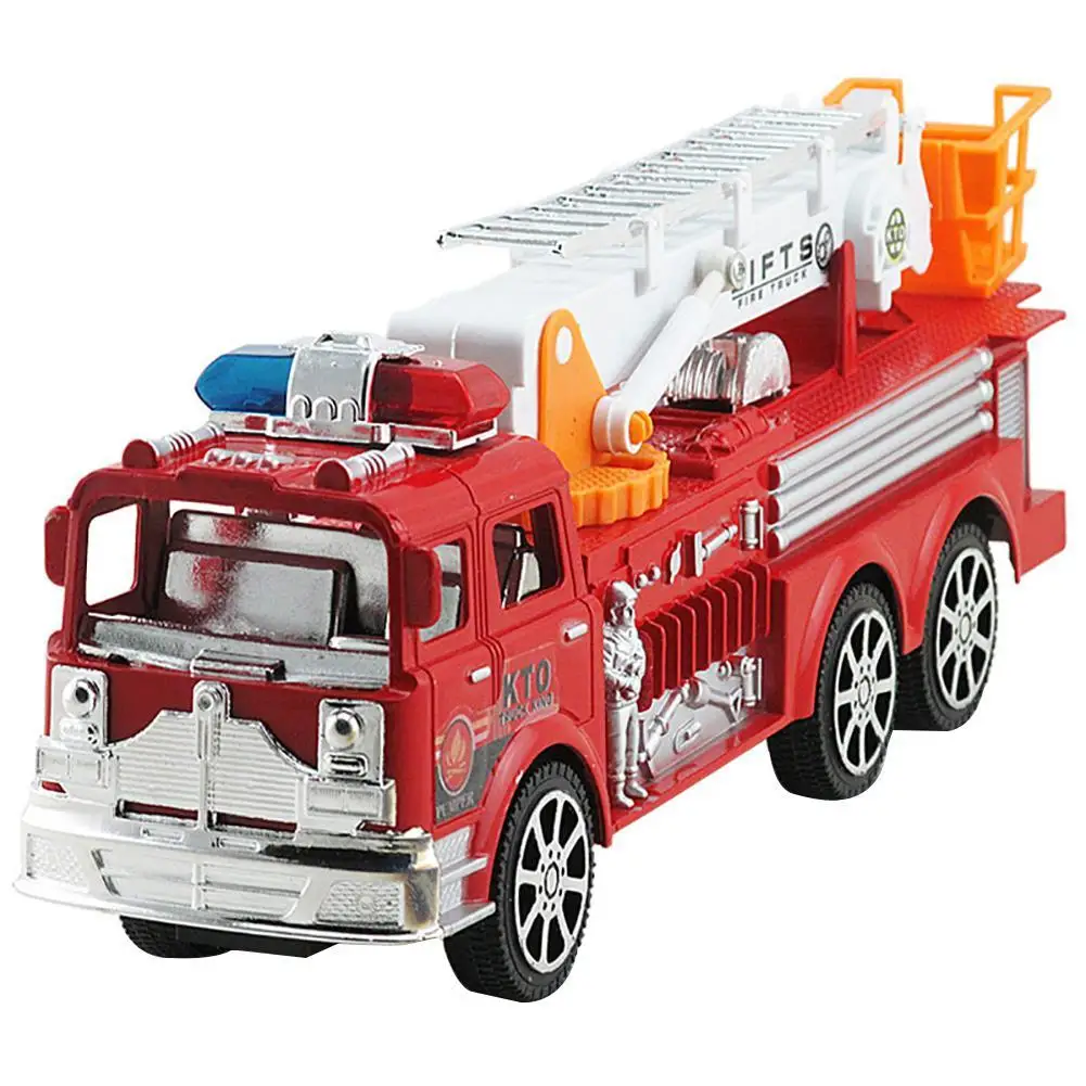 

Simulation Ladder Truck Firetruck Toy Educational Vehicle Model for Kids Boys