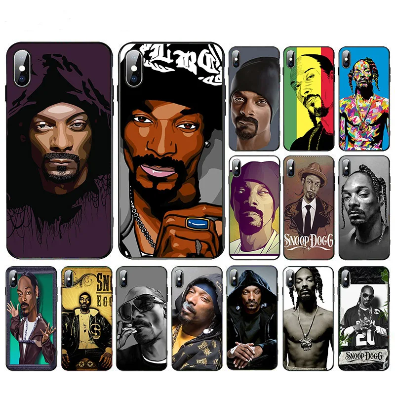 Чехол для телефона American Rapper Snoop Dogg корпус корпуса iPhone 6 6s 7 8X5 5S SE 2020 6plus 7plus 8plus XR XS max 11