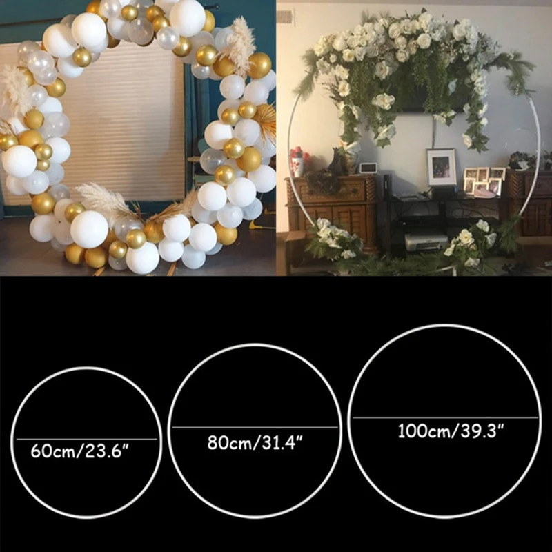 Balloon Column Stand Holder Round Baloon Arch Frame Ring Birthday Decor Wedding Party Christmas Decorations Baby Shower | Дом и сад
