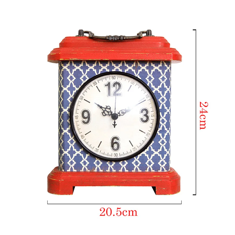 Новинка настольные часы в стиле ретро креативные американские домашний декор