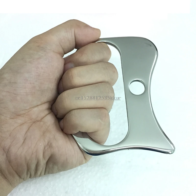 Массажер гуаша из нержавеющей стали скребок для физиотерапии Аппарат Для