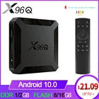 ТВ-приставка X96Q, 2 + 16 ГБ, четырехъядерная, 4K, 2,4G, Wi-Fi