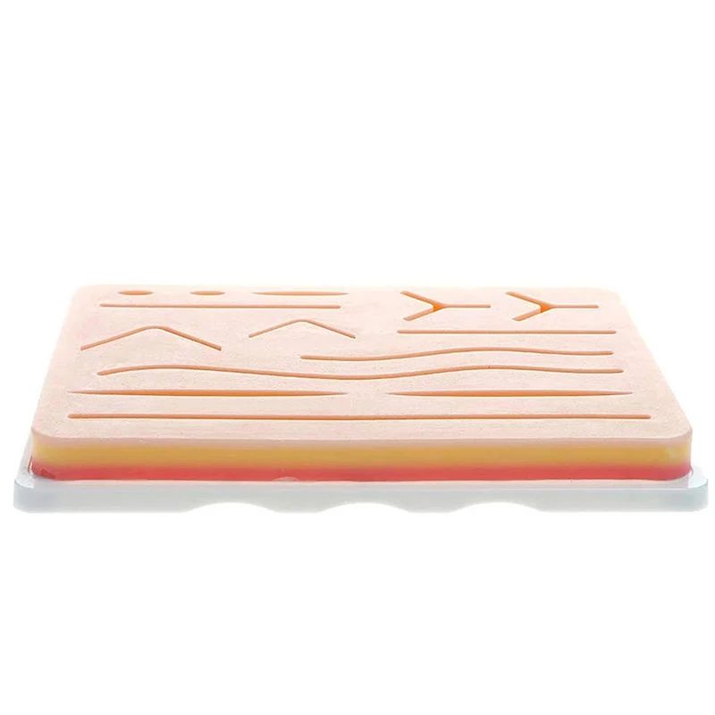 

1 x Silicone Practice Pad All-Inclusive Suture Kit for Developing and Refining Suturing Techniques In Stock