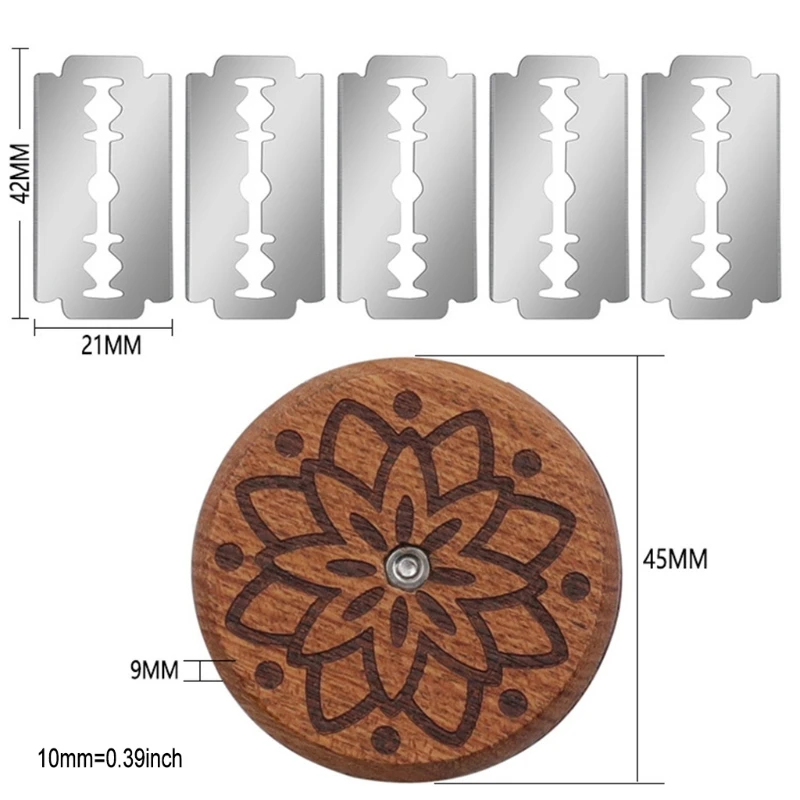 

Round Bread Lame - Dough Scoring Slashing Tools Baking Sourdough Bread Knife Razor Cutter Making Tools for Bread Bakers