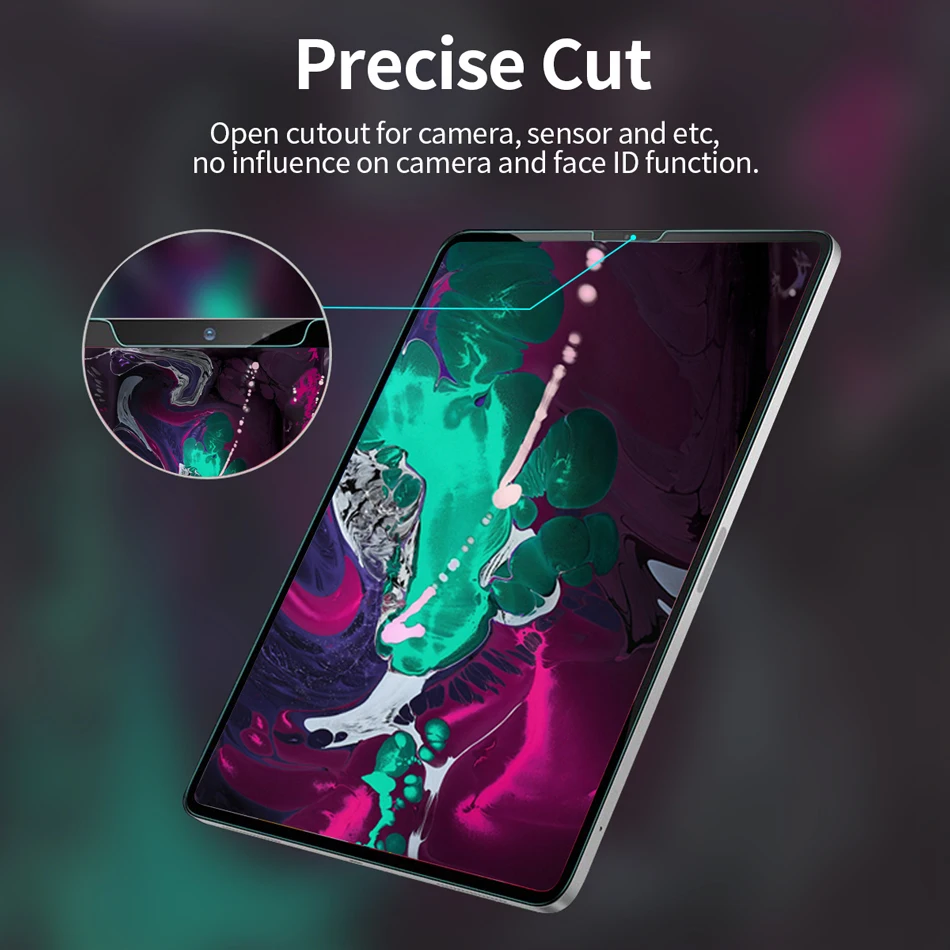 2 шт. закаленное стекло CHOETECH для Apple iPad Pro 2018 11 дюймов полная защита экрана планшета