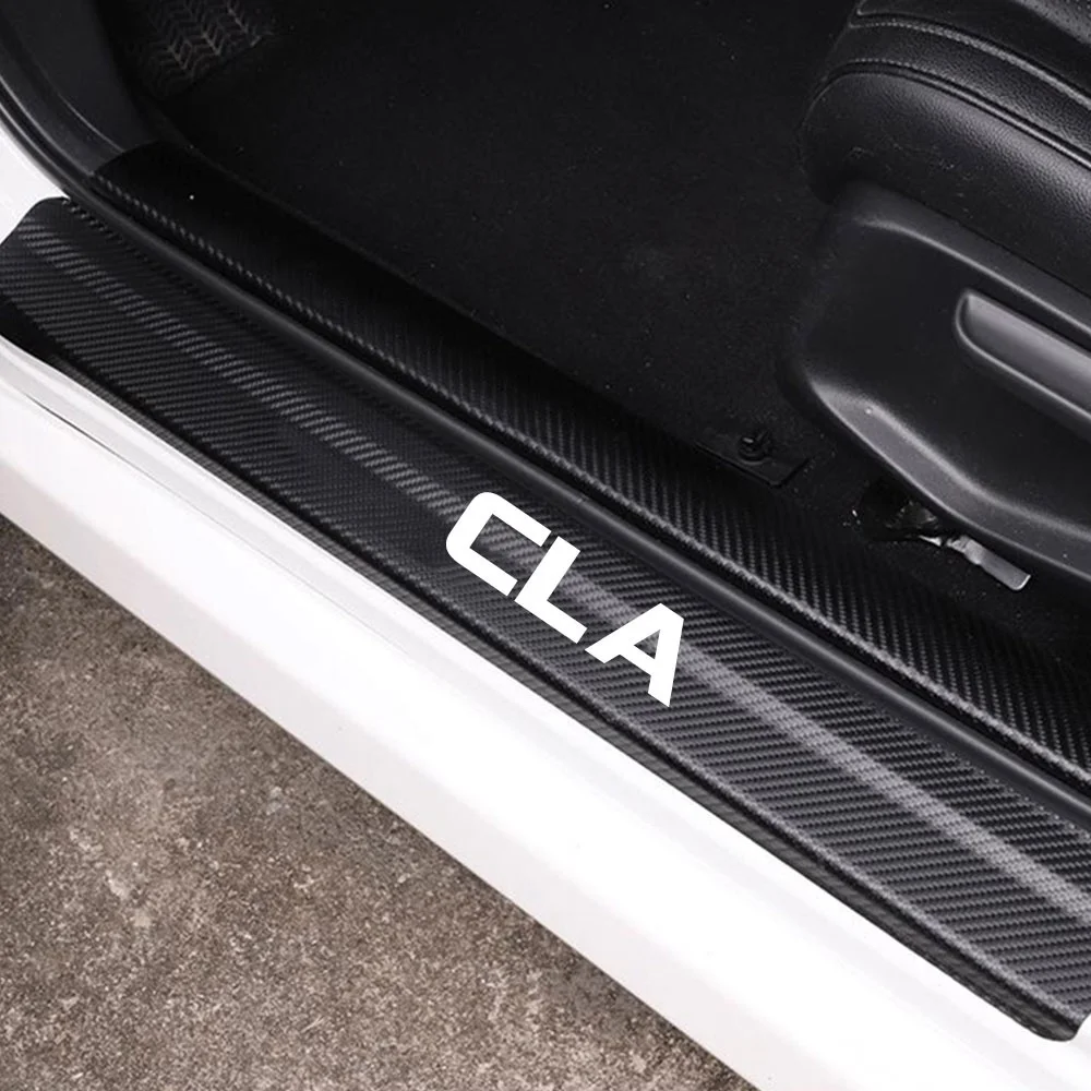 Порога порог машины для езды на велосипеде Стикеры Mercedes Benz CLA украшения из