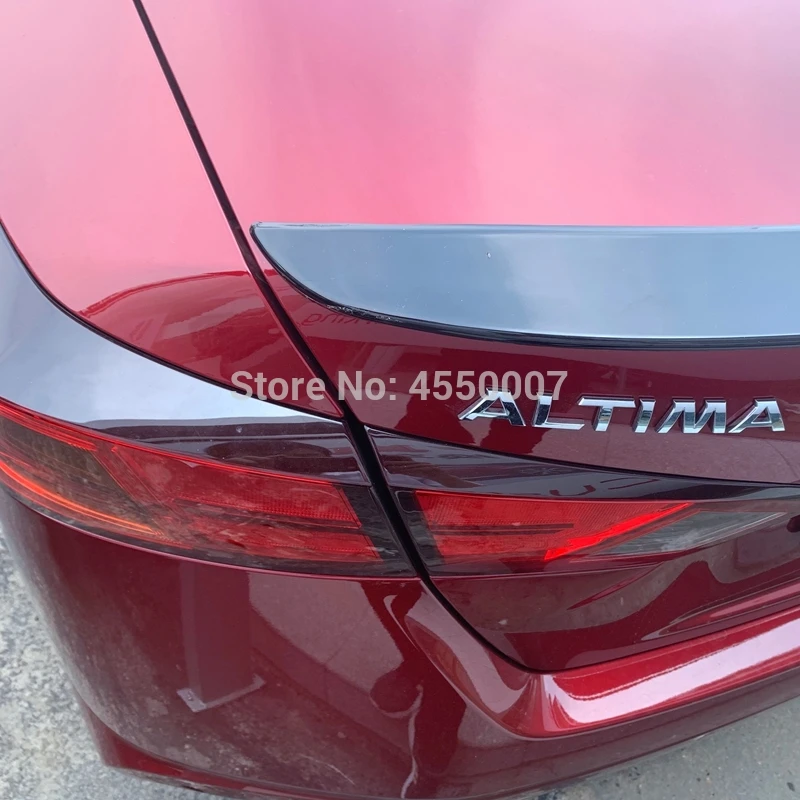 Для Nissan New Altima Teana 2019 ABS пластик грунтовка Цвет Внешний задний спойлер багажник