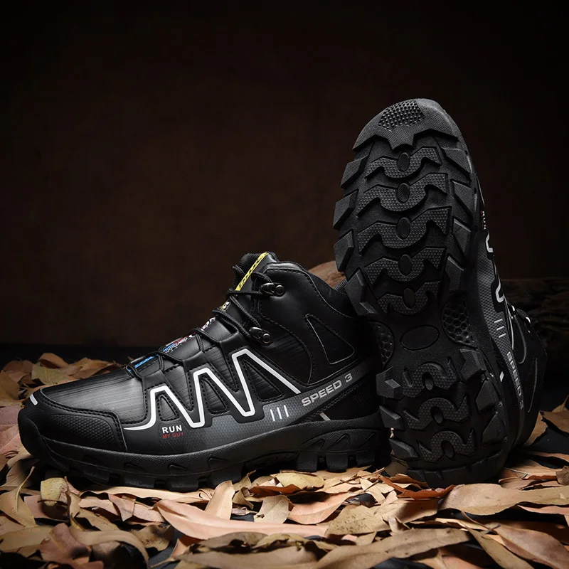 Beli Sepatu Hiking Pria Dan Wanita Tahan Air Antiselip Sepatu Bot Hiking Luar Ruangan Profesional Pergelangan Kaki Tinggi Untuk Tetap Hangat Ukuran 39-49 2021
