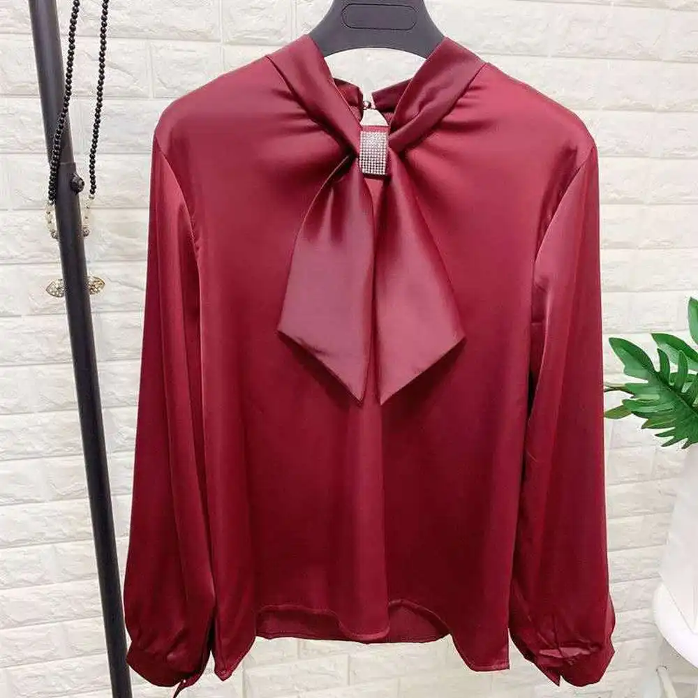 Повседневная однотонная женская рубашка верхняя одежда топы Новая офисная