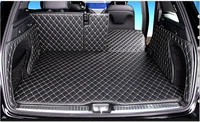 special car trunk mats wholy surrounded for mercedes glc 300 2016 waterproof durable boot carpets for benz glc300 2015