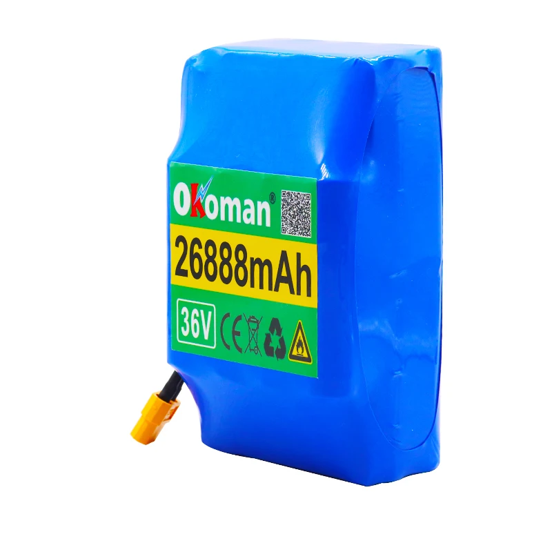 Литий-ионная аккумуляторная батарея 10S2P 36 В 26888 мАч Ач аккумулятор для