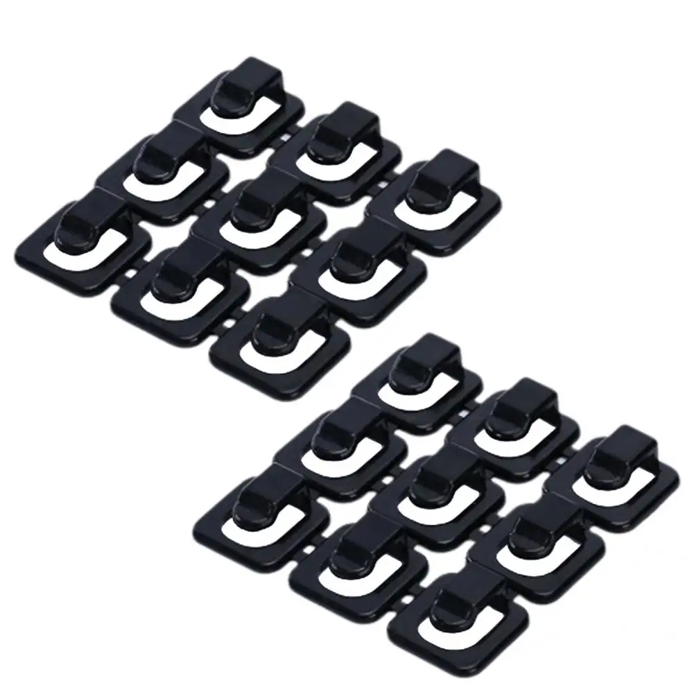 

Convenient 18Pcs Durable Wide Application Table Cable Organizer Easy to Use Cable Clamp Solid for Office