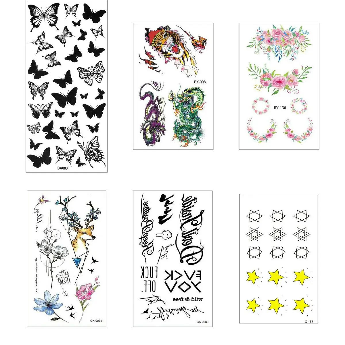 

Tattoo Stickers Kids Sticker Waterproof Tatoo Temporaire Femme Homme Temporary Tatoos Temporales For Women Transfer