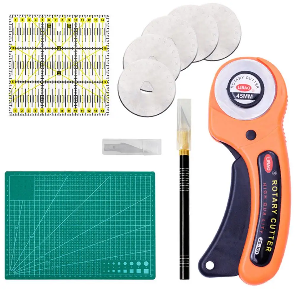 Набор вращающихся режущих инструментов для шитья швейные лезвия выстегивания