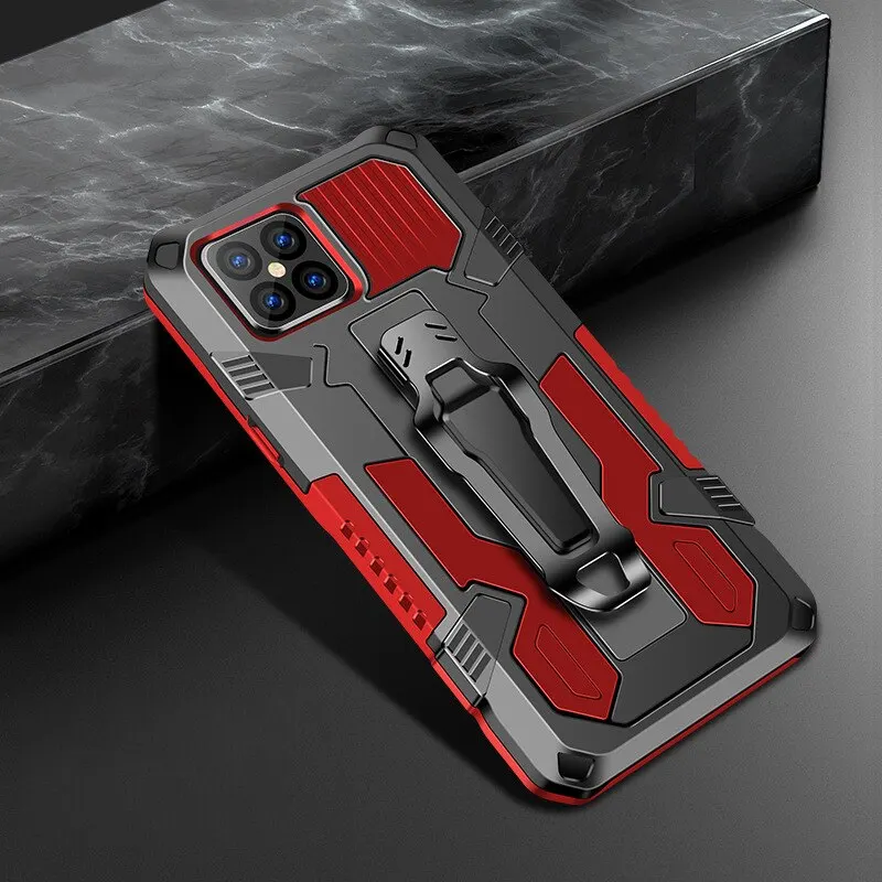 

Mayitr Phone Back Case Cover Stand Holder For iPhone 11/11 Pro/11 Pro Max Luxury Hybrid Armor Hard Rugged Case Stand Cover