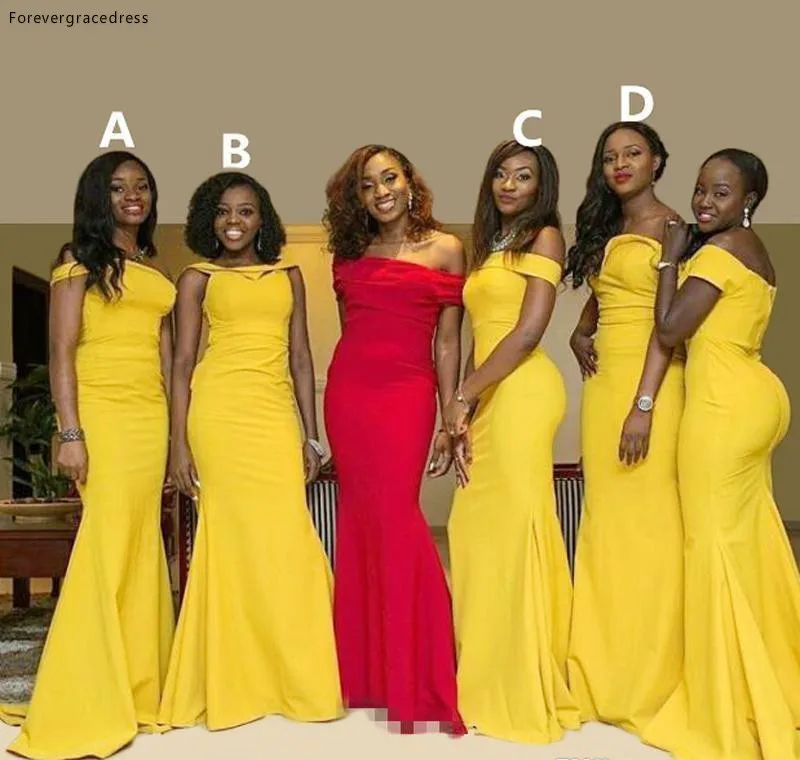 Простое платье подружки невесты разных стилей длинное русалки для свадебной