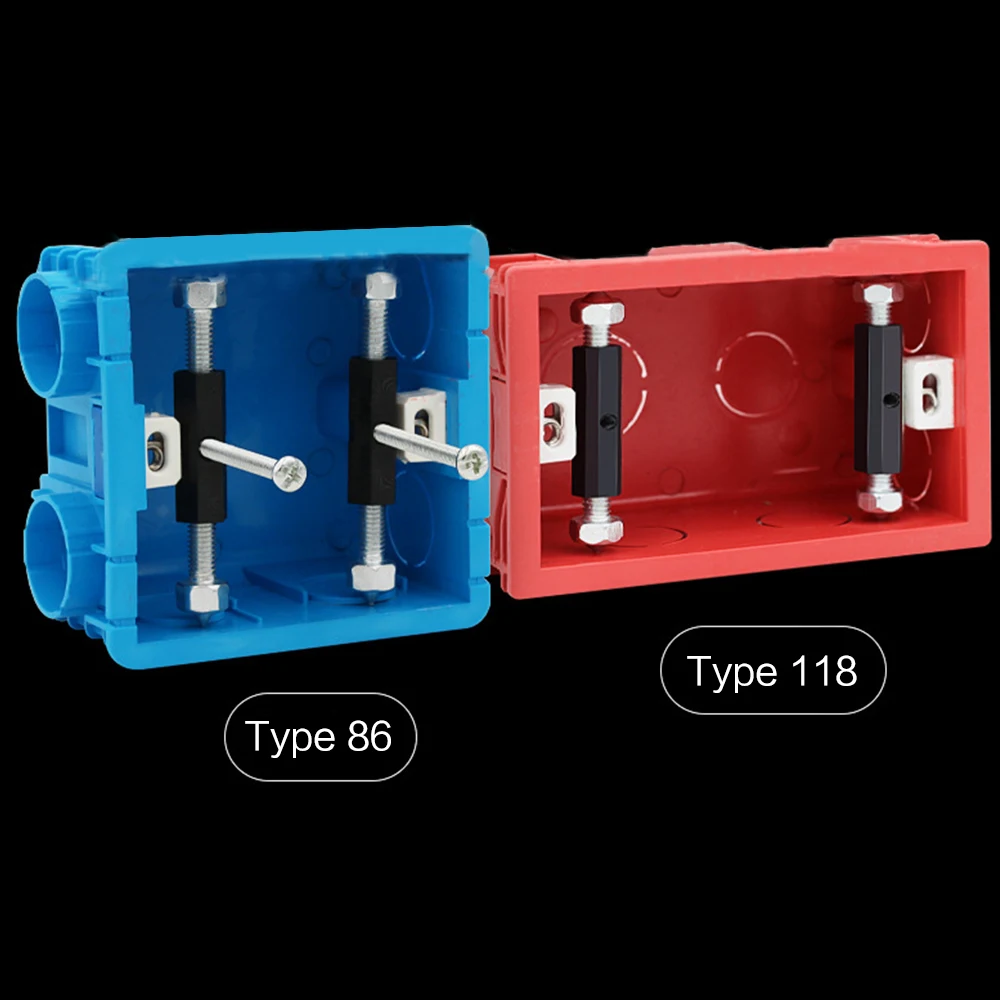 

2021 Durable 10set 86/118 Type Wall Switch Socket Cassette Repairer Switch Support Rod for Socket Cassette Repair