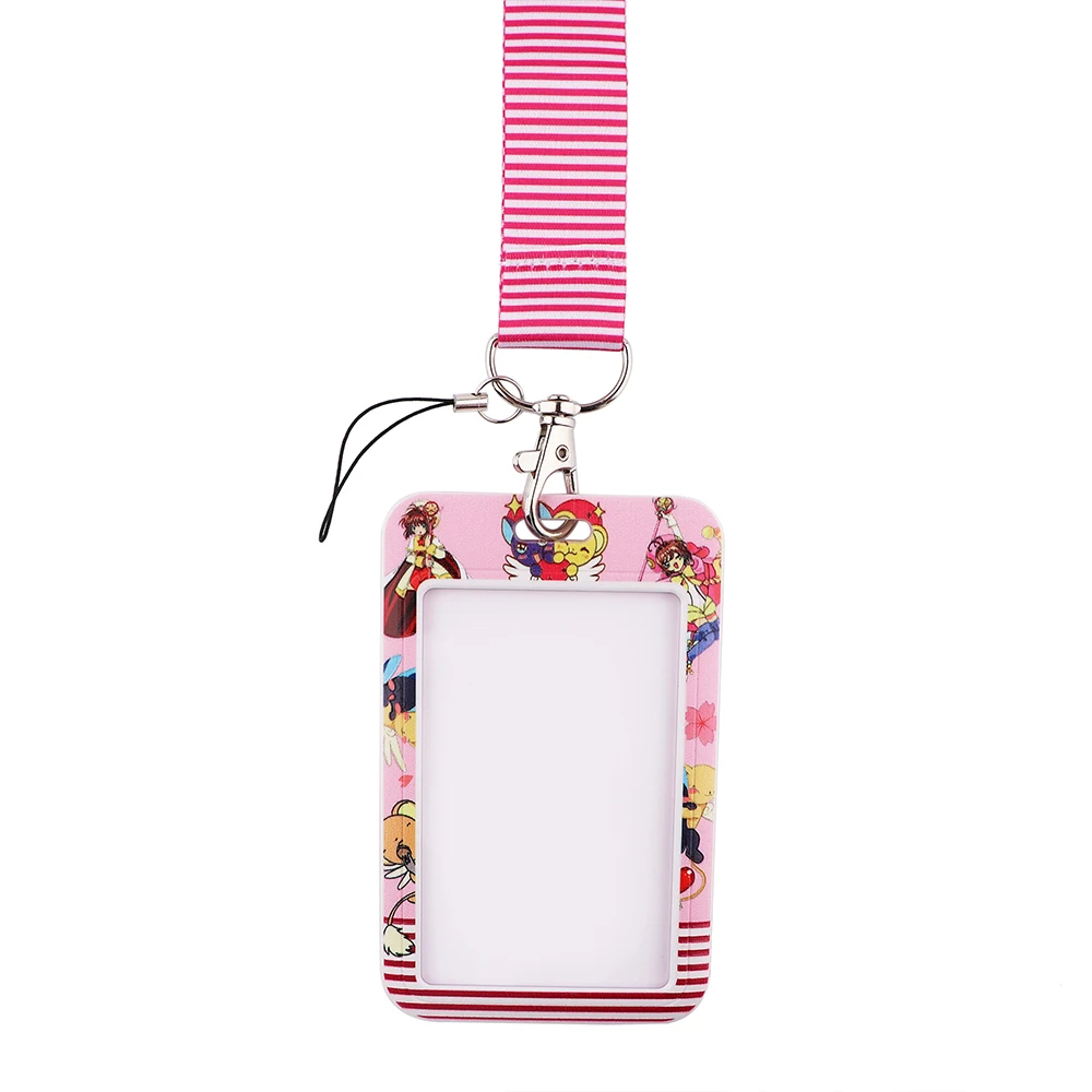 JF0276 шнурки для девочек с аниме брелок удостоверения личности паспорта спортзала
