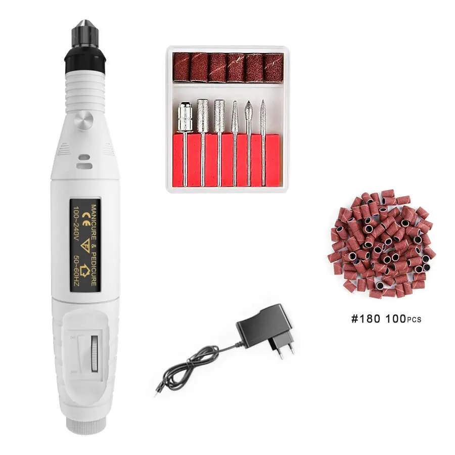 Selling Kit 7 OLOEY маникюрный станок электрические сверла для ногтей набор фрезы для прибор для маникюра, педикюра для удаления керамического резака - Цвет: Selling Kit 7