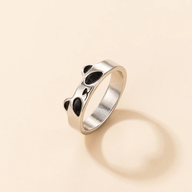 Новинка модное кольцо Tocona в виде милой панды для женщин Женское из