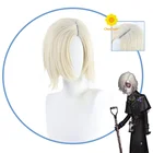 Искусственный парик для косплея, с изображением персонажа V, гробницы Эндрю кресса светильник кие короткие волосы, термостойкие волосы + парик, Кепка для вечеринки, для ролевых игр на Хэллоуин