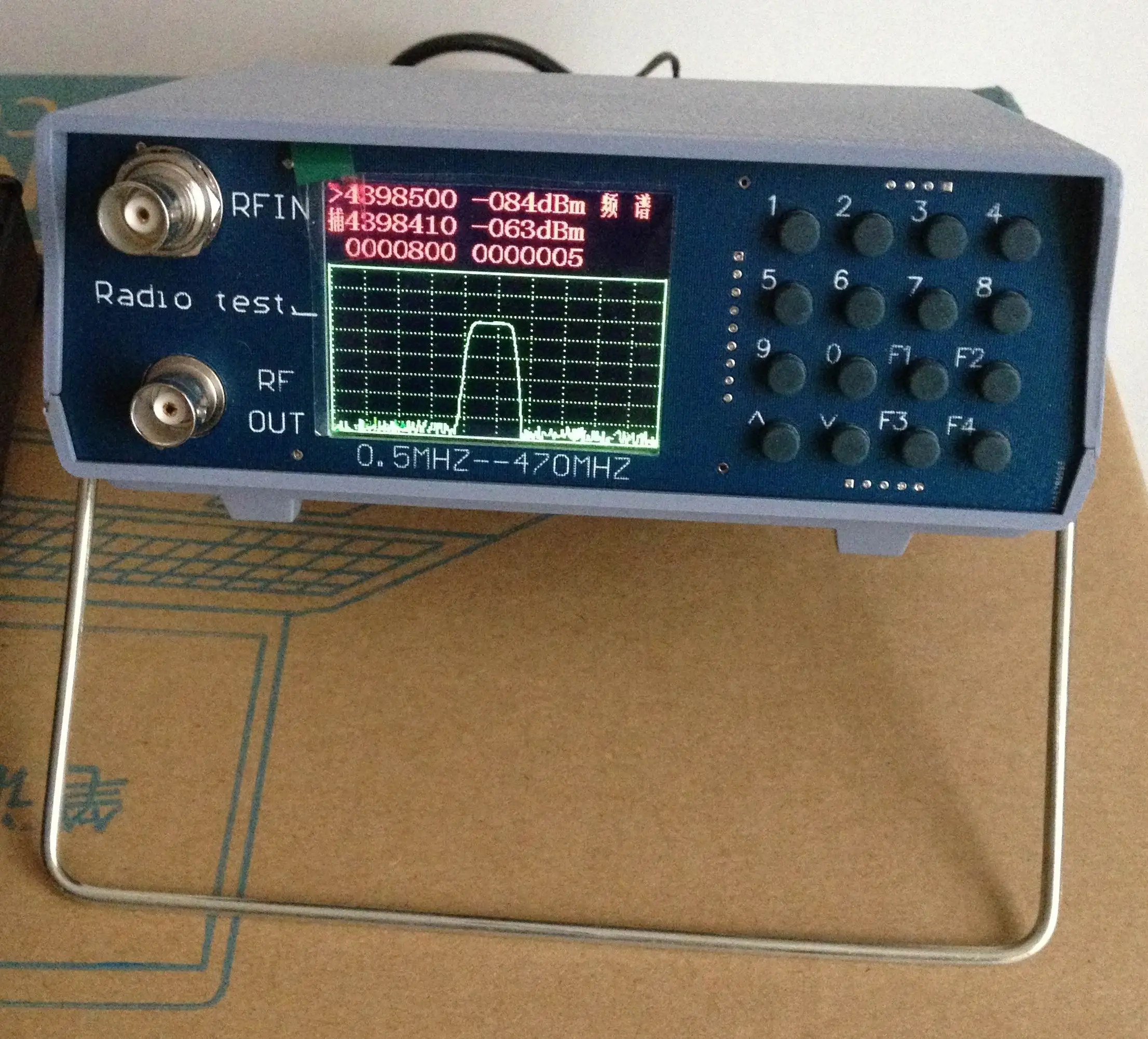 U/V UHF VHF Двухдиапазонный анализатор спектра простой с источником слежения 136-173