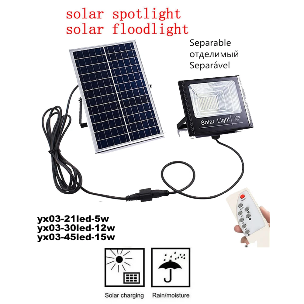Лампа на солнечной батарее для забора светильник уличный водонепроницаемый