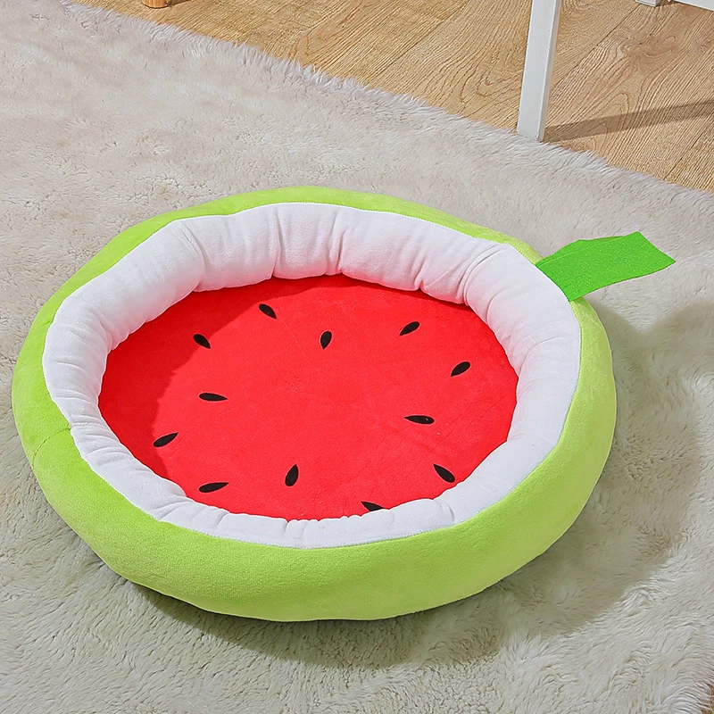 

Домик для домашних питомцев, кровать для кошек, гнездо для собак, фруктов, собачьих питомцев, спальный коврик для щенков, креативное одеяло д...