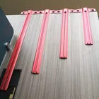 Точечная маркировочная линейка WORKBRO, Т-образная линейка 60-600 мм для измерения отверстий из алюминиевого сплава, измерительный инструмент для деревообработки