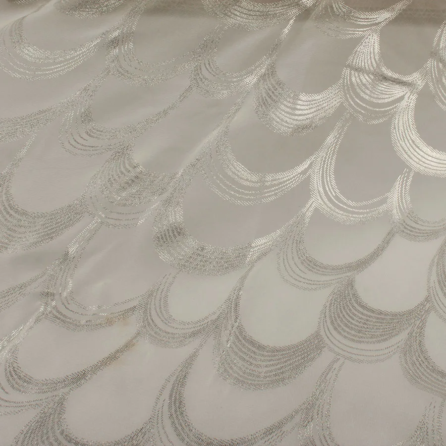 Черный белый розовый легкий Павлин перо хвост шифоновая ткань китайский Hanfu