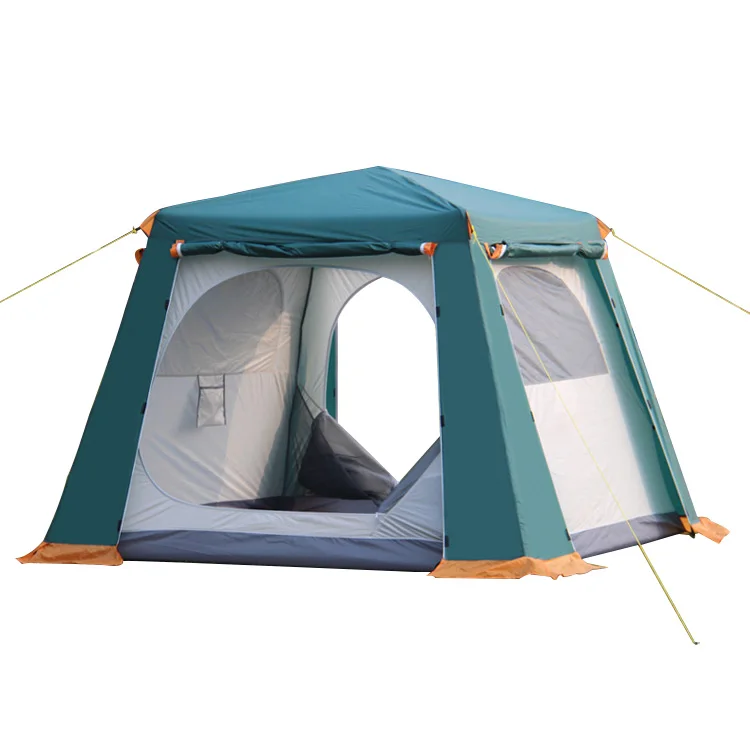 

High quality Double layer 4 - 6 Person Portable Camping Tent Outdoor Auto Waterproof